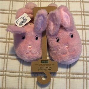 L.L. Bean Pink Bunny Slippers